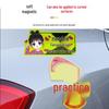 Female Driver Reflective Car Sticker Set