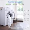Waterproof Fitted Sheet Bedding Cover Bed Cloth Solid Color Mattress ,Soft Breathable Noiseless Bed Cover Deep Pocket Large Size