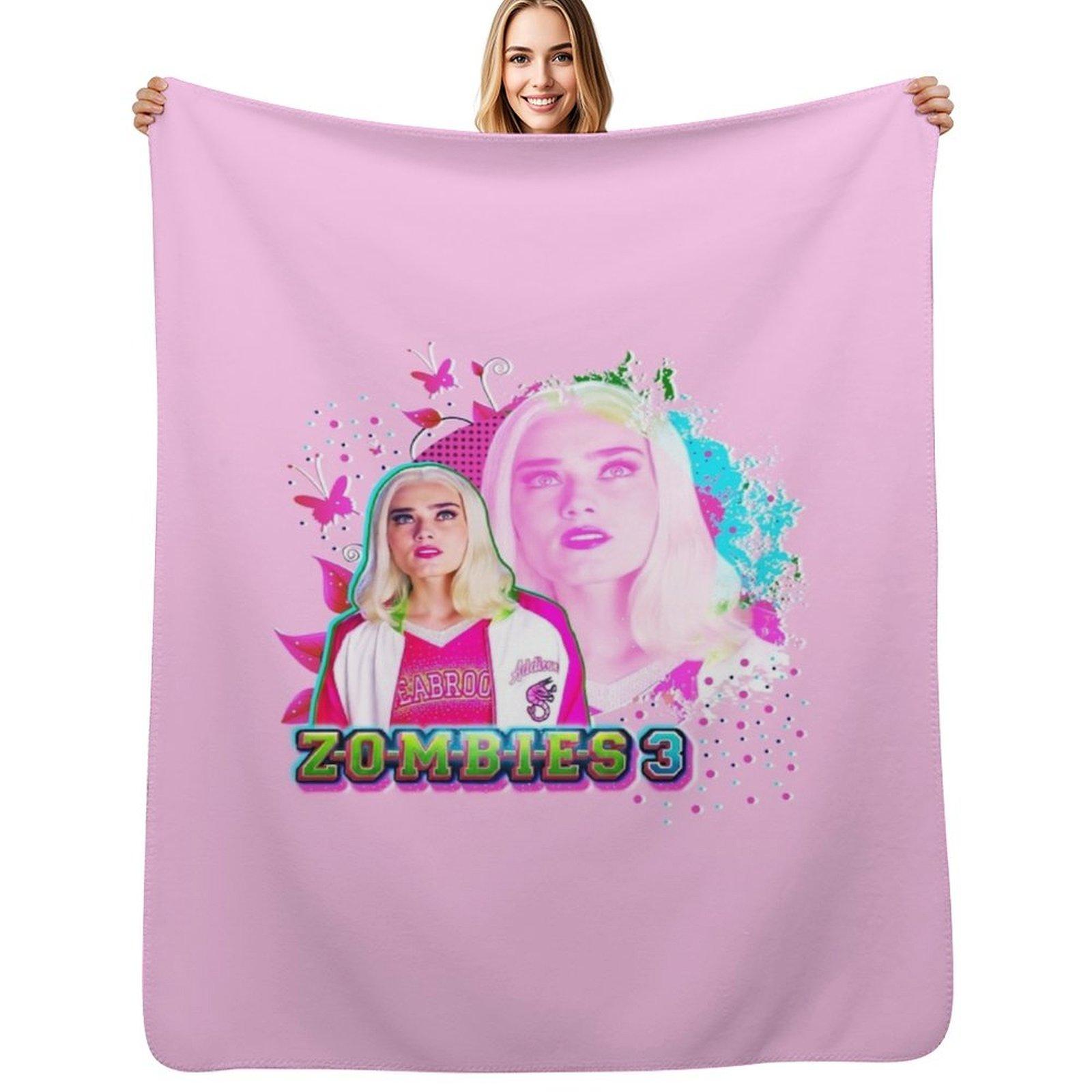 Zombies 3 Addison Throw Blanket Cozy Throw Blanket Birthday Gift for Him Her Size: 75*100cm, Weight: 230 GSM