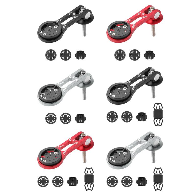 Out Front Bike Computer Mount Bicycle Computer Mount Holder Aluminum Alloy Phone Flashlight Stem Bracket Universal for Cycling