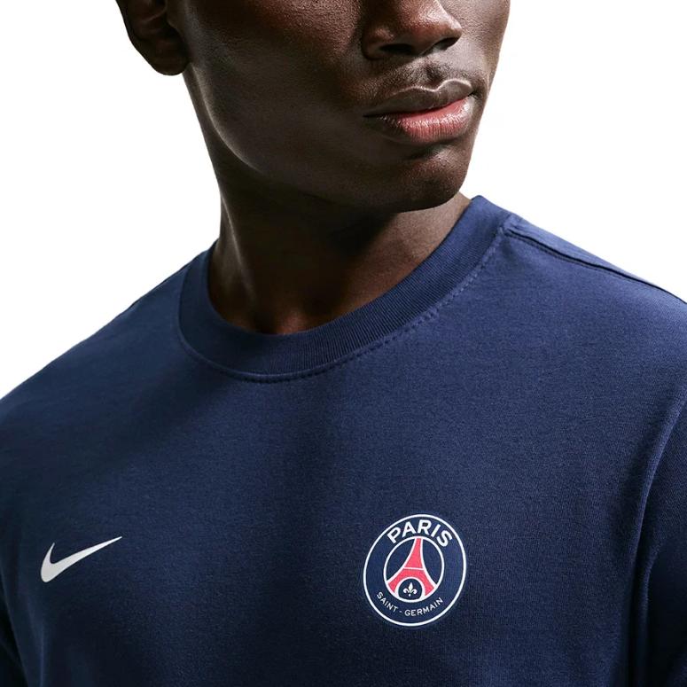 Nike Pánské tričko s kulatým výstřihem a logem PSG Club Essential, krátký rukáv, mikina IM1664-410