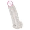 Kondomer Silikon Penis Extender Forstørrelsesermer Forsinket utløsning For voksne Intime varer Gjenbrukbare kondom Cock Rings