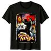 Der Super-Ninja (1984) Filmplakat Inspiriertes 100% Baumwolle T-Shirt Herren T-Shirts Oberteil Retro 80er Jahre T-Shirt Unisex