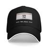 1975 Niki Number #12 Lauda Racing Hiking Baseball Caps For Women Men High-end Female Beach Coquette Hat Snapback Cap