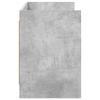 TV Cabinet 130 x 33 x 47 cm Concrete Grey Particleboard
