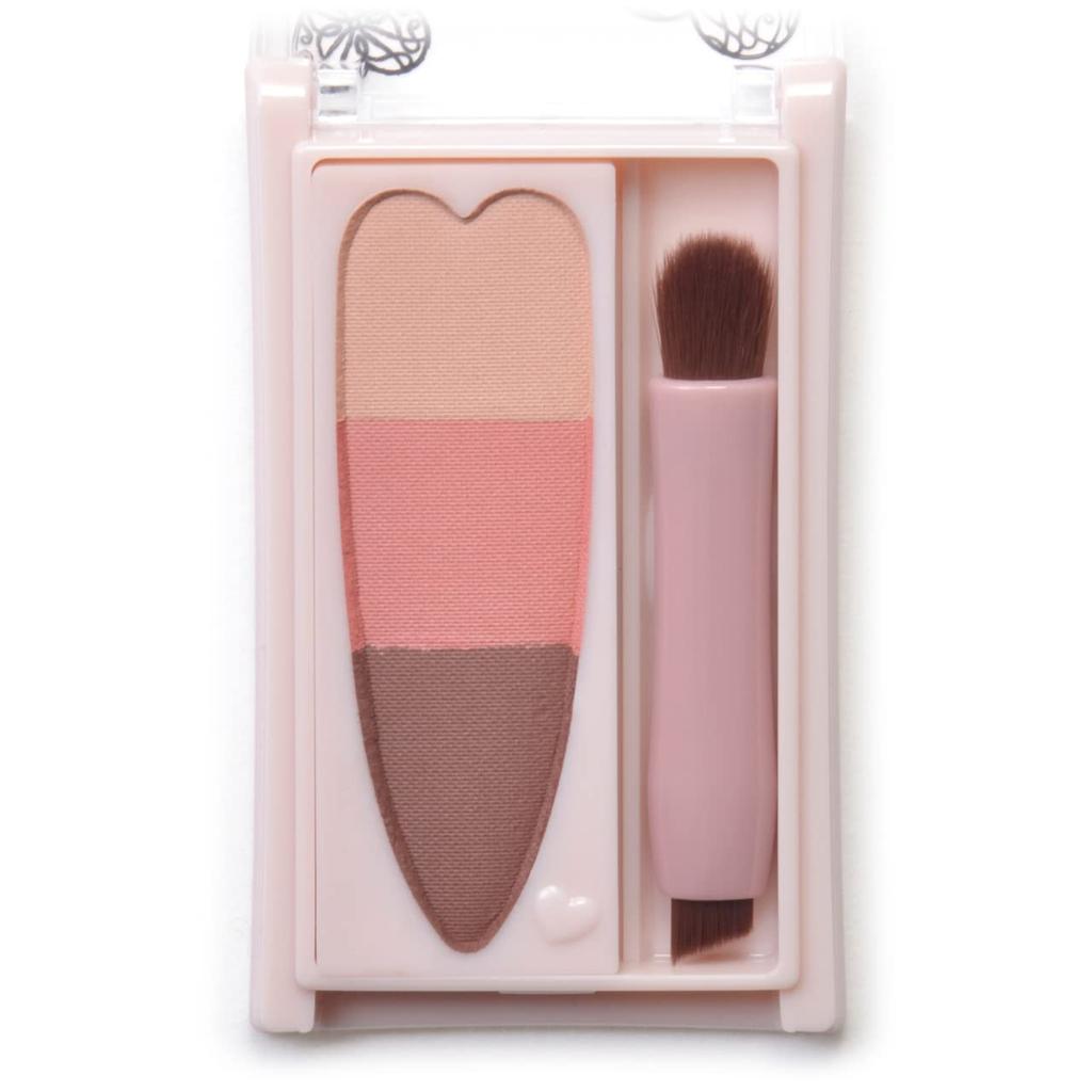 CANMAKE Mix Eyebrow Color C01 Charm Pink Powder Eyebrow Color with Brush 1.0g