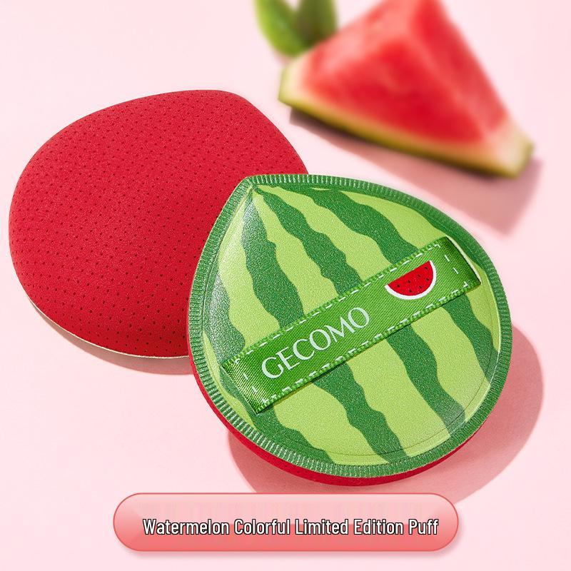 

GECOMO Cantaloupe Puff: Dual-Use, Non-Absorbent, Skin-Friendly Makeup Sponge for Soft Pores and Long-Lasting Coverage.