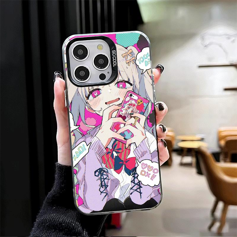 Anime Kwaii Girl Ins Style Soft Phone Case for iPhone 15 16 17 Pro Max 17Air 16E 14 Plus 13 12 Mini Shockproof Cover Back Shell