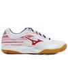 Mizuno Sky Blaster II Unisex White Red Blue Badminton Shoes 71GA204503