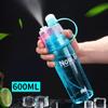 Water Bottle with Straw Drink Spray Cup Cycling Hiking Outdoor Sports