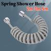2/3/5m Plastic Water Toilet Bidet Sprayer Flexible Spring Shower Head Hose Tube Telephone Line Soft Hoses Bathroom Accessories