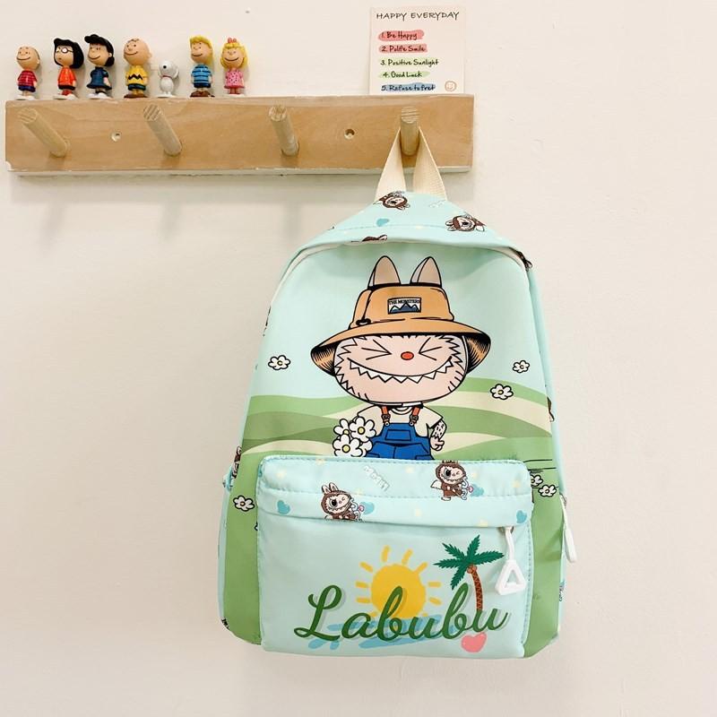 Cute Nylon Colorful Backpack For Kids With Air Cushion Straps Ideal For School Use