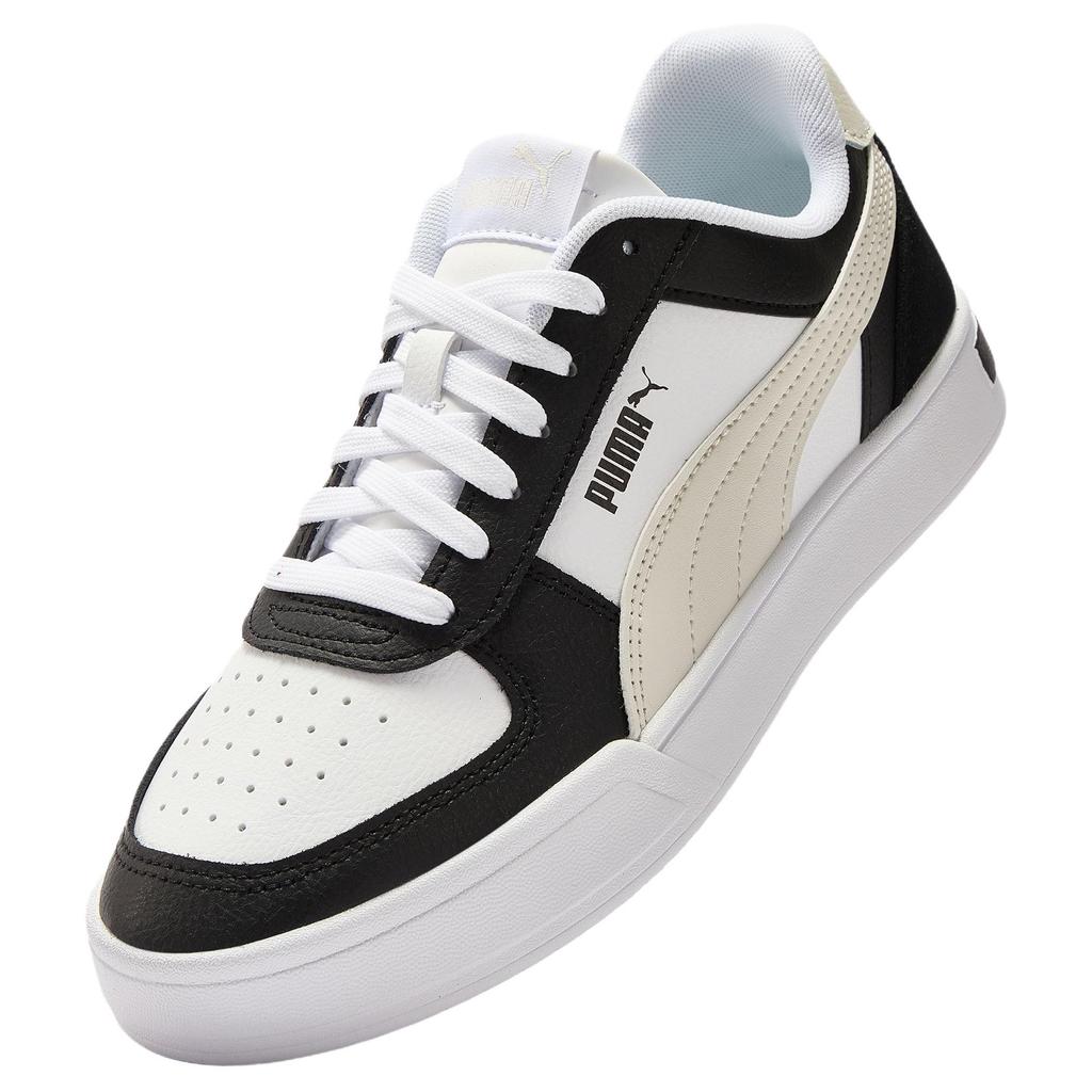 Puma Caven Skateboard Shoes Unisex Low Top Black White 399398-20