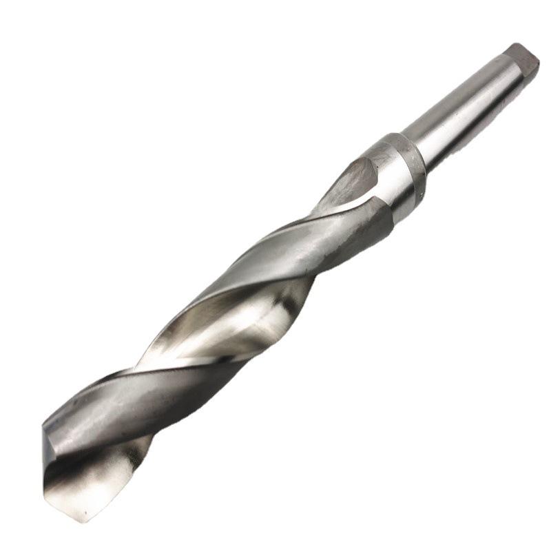 High-Speed Steel Taper Shank Drill, 10-70mm, Silver-White, HSS Twist Drill in Stock