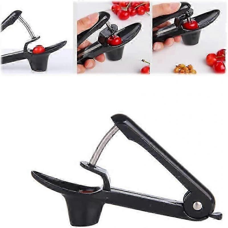 Stainless Steel Cherry Pitter, Cherry Pitter, Seed Remover With Rod And Stand Kitchen Essentials (green) (1pcs)
