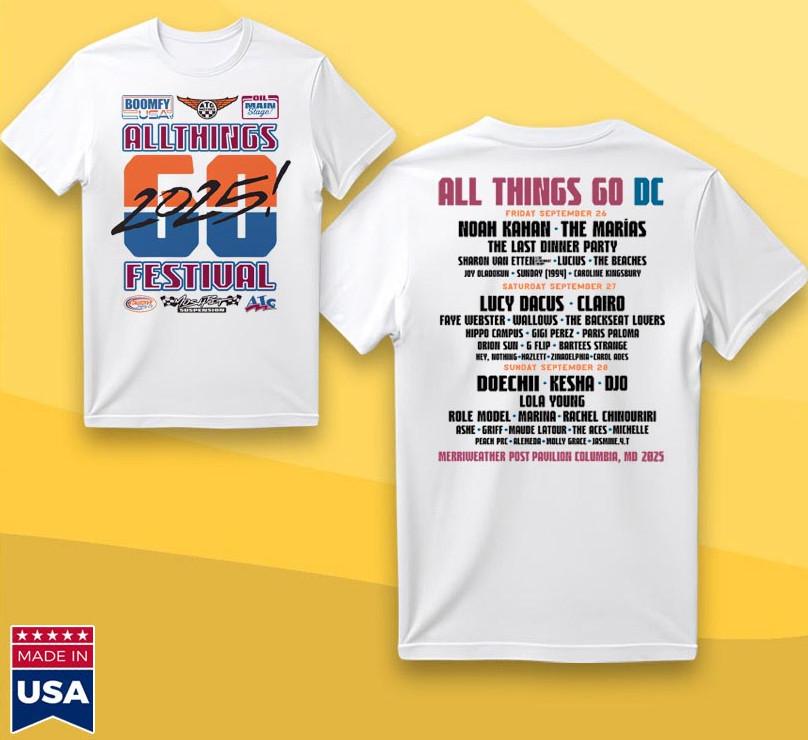 

All Things Go DC Racing Team Lineup 2025 Music amp Motion Edition T-Shirt Unisex T-Shirt XXL