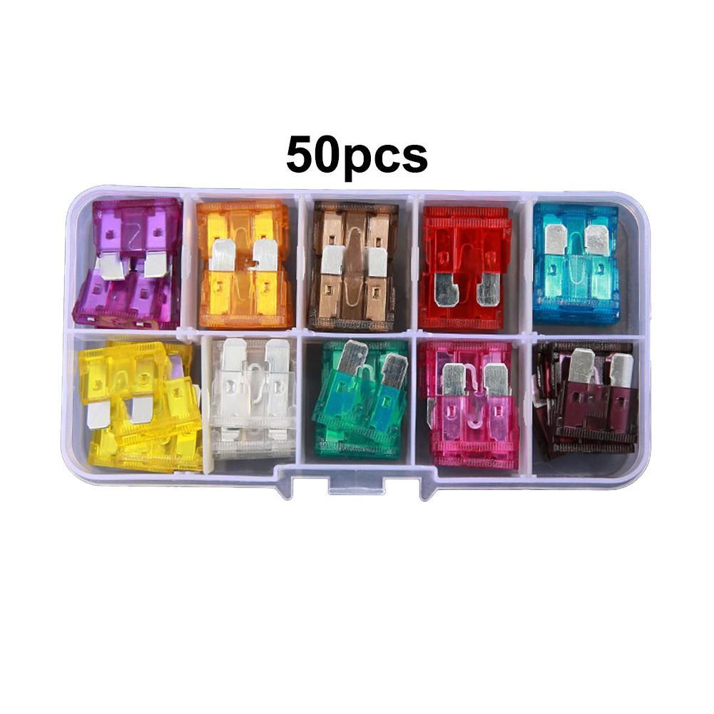 Medium Blade Type Automobile Fuse Combination Fuse Set Automobile with Box Clip