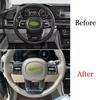 Carbon Fiber Car Steering Wheel Decor Cover Trim For Kia Carnival 2021 2022 2023