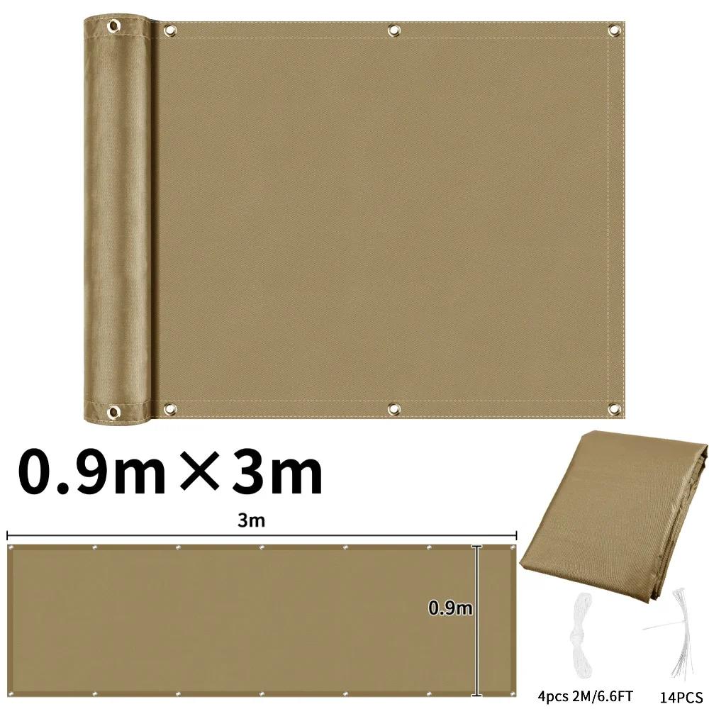 

Balcony Privacy Screen Waterproof Oxford Balcony Cover Weatherproof Windproof UV-Protection for Garden Patio Pergola Screening