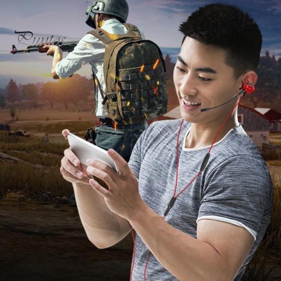 

Проводные наушники Стерео объемный звук Функция игрового вызова Портативная гарнитура с проводным управлением Игровые наушники-вкладыши Электронный продукт красный