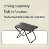 Lightweight Folding Camping Table, Picnic Desk with Carry Handle, Tripod Base, Ideal for Outdoor Activities, Camping Accessorie