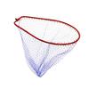Ori Fishing Tackle Landing Net, Oval Nylon Net, 3-Section Mesh, 55cm X 45cm (Red)