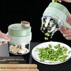 Gatling Electric Vegetable & Garlic Chopper: Multifunctional Kitchen Food Processor & Masher