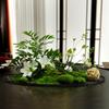 Hotel Dining Table Centerpiece: Artificial Flower Turntable Decoration for Restaurants & Private Rooms