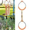 Kids Strength Training Rings Indoor Home Fitness Gymnastic Rings Pull Up Rings