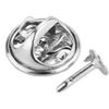 Stylish Metal Butterfly Clasp Pin for Collar Decoration Lightweight 11 15g Fashion Back Squeeze Badge HolderJewelry Gift