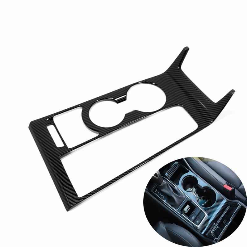For Hyundai Tucson 2015 2016 2017 2018 Car Console Gear Shift Panel  Cover front  Water Cup holder Sticker Interior Accessories