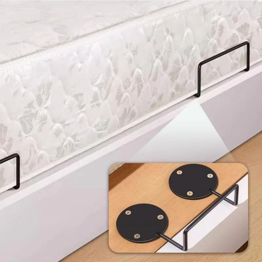Non Slip Bed Mattress Retainers Strong Material Mattress Fixation Baffle  Home Furniture