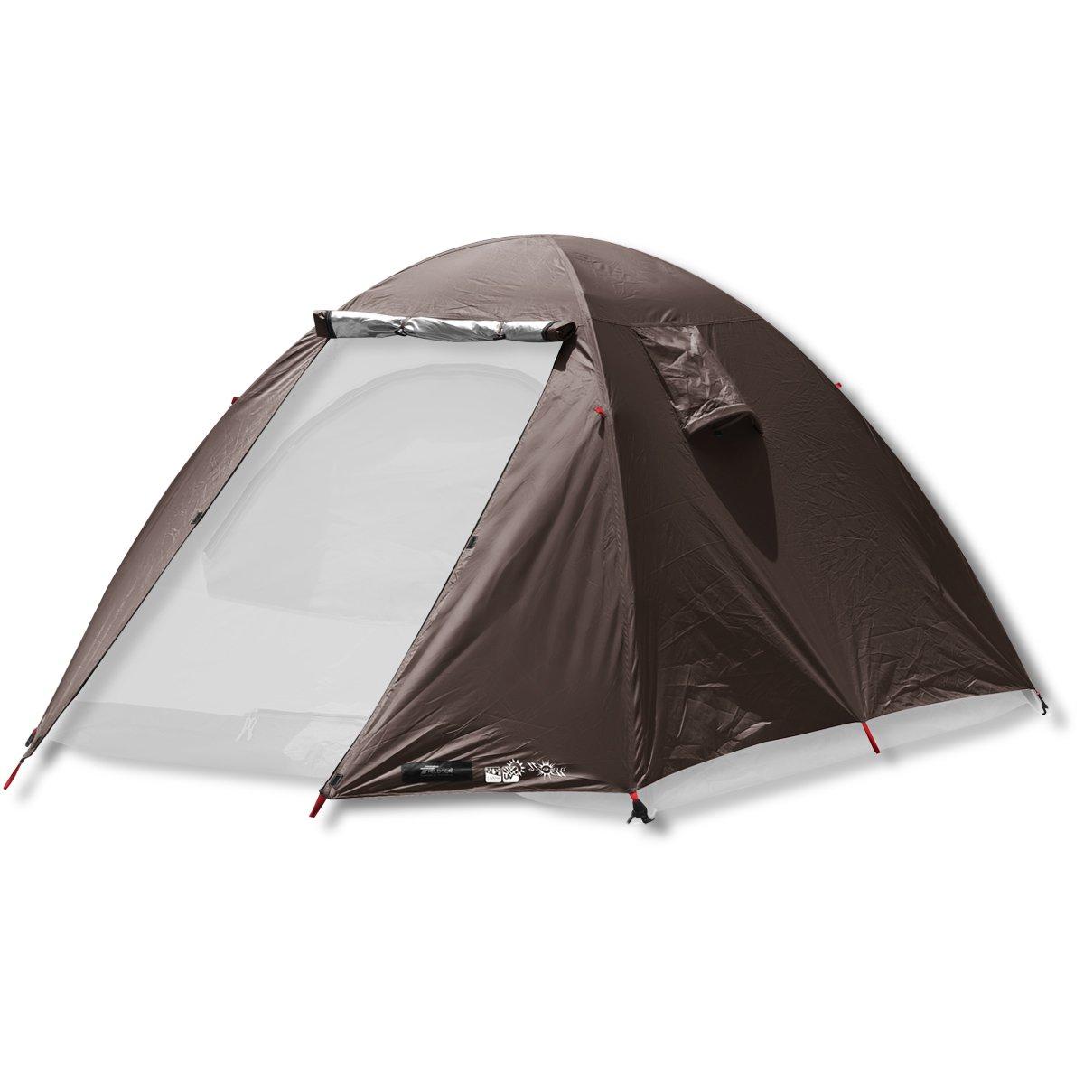 

FIELDOOR Flysheet for Field Camp Dome 200 One Touch Tent (Square) [8 Colors] With Peg + Rope UV Protection Water Resistant Silver Coating Canopy