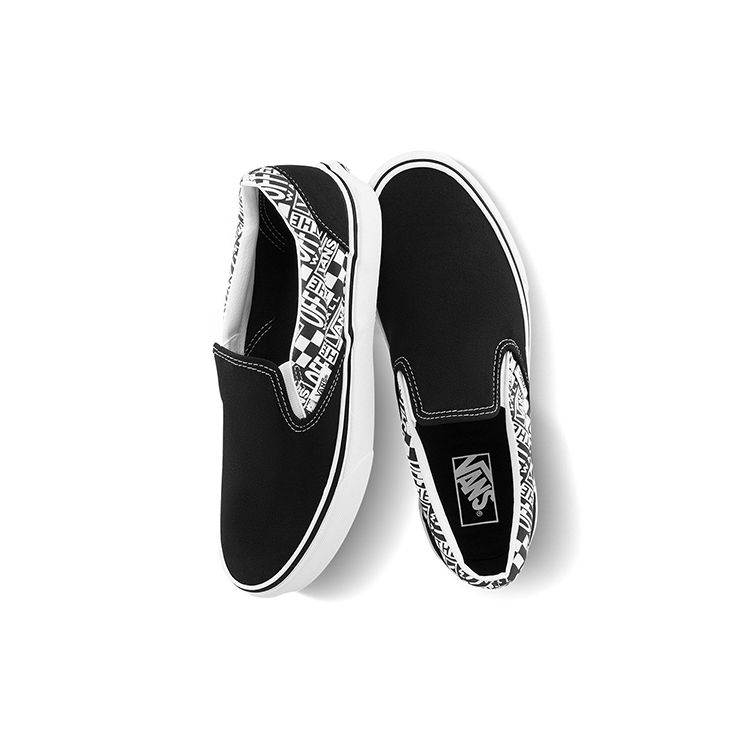 Vans Slip-On Classic Lightweight Low-Top Skate Shoes Unisex Sneakers Black White VN0A33TB3WI