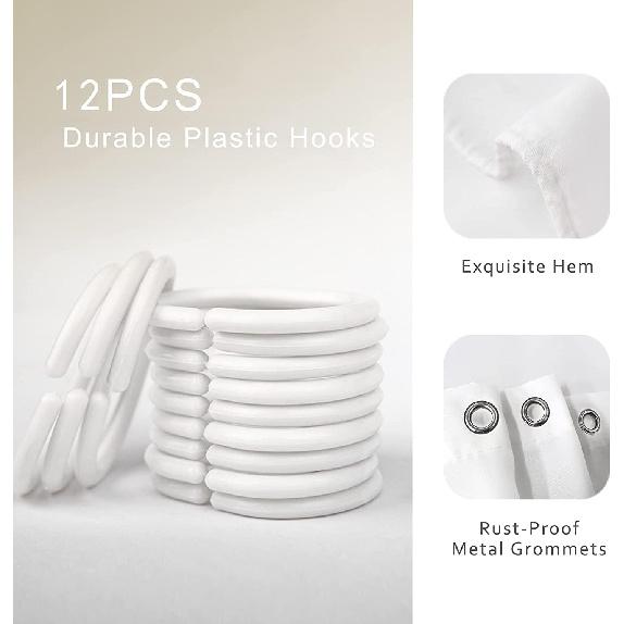 New York Shower Curtain City Night View Cyberpunk Cityscape Skyline Building Scenery Fantasy Bathroom Curtains with Hooks