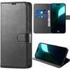 Protective Case - eFConnection - iPhone 16 - Black Synthetic Leather - Wallet - Anti-scratch