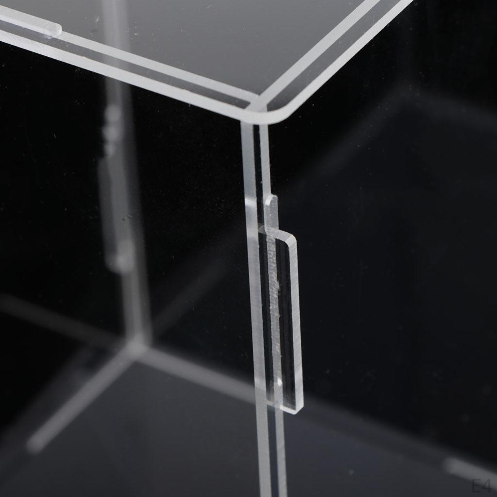 Acrylvitrine Heldere vitrine Stofdicht voor figuren Verzamelobjecten Speelgoed