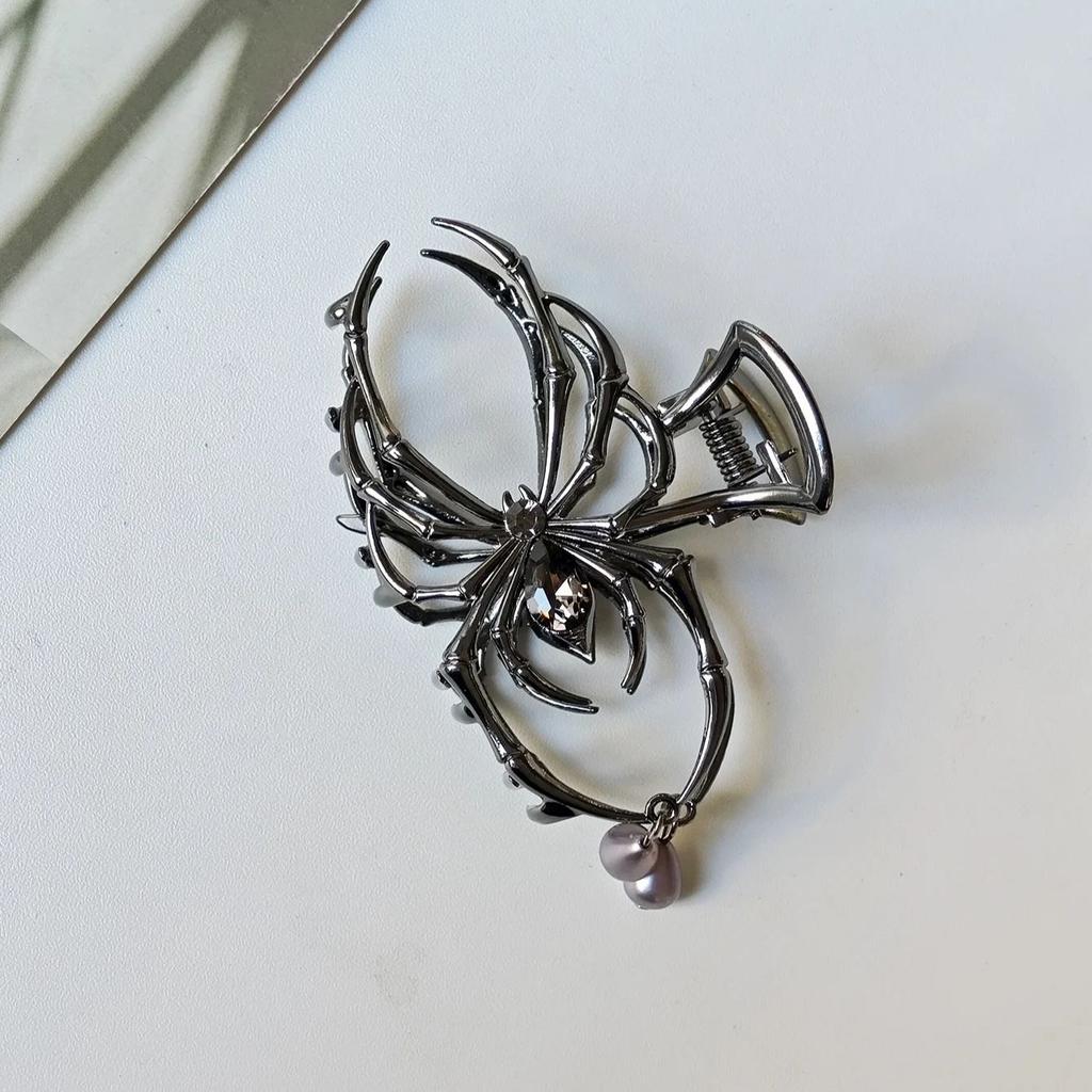 1 Pcs Fashion Exquisite Black Spider Hair Claws For Women Girls Party Hair Accessories