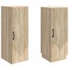 Cabinet Set 2 pcs Sonoma Oak Wood Based Panel