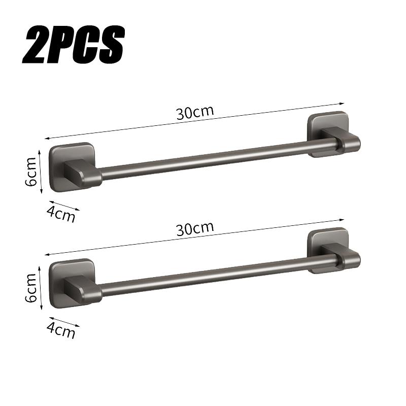 Koupelnový věšák na ručníky Nerezový věšák na ručníky Stojan na pantofle Věšák na ručníky bez vrtání Koupelnová police Organizér Kuchyňské úložné regály