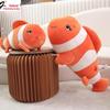 Clownfish Plush Toy Pillow - Stuffed Sea Animal Gift for Girls