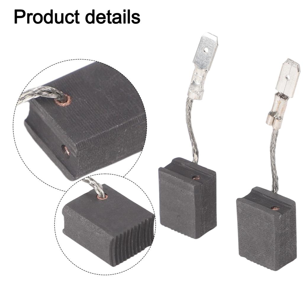 2 Pcs For METABO Electirc Tool Carbon Brushes 316065450 For WE17-125/150 WE19-180 WEPBA17-125 Power Tool Accessories