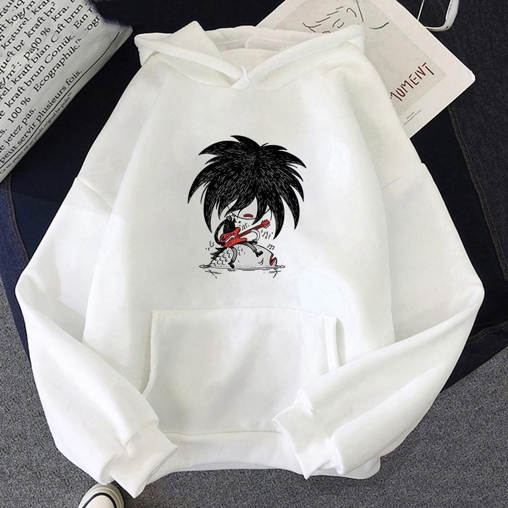 The Cure Robert Smith Hoodies Cartoon Casual Long Sleeve Mens Sweatshirts Printing Clothes Graphic Pullovers