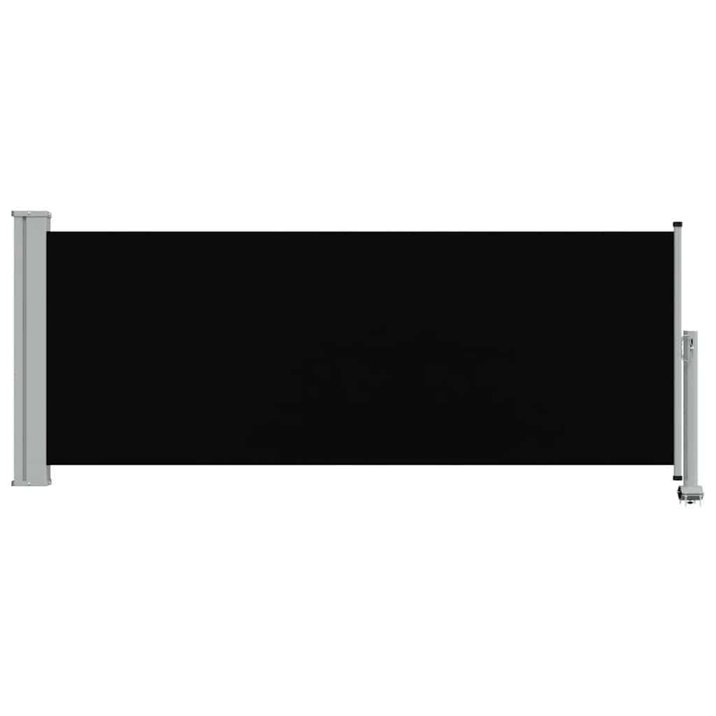 Retractable Side Awning 100 x 300 cm Black