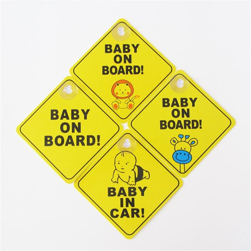 Baby On Boards Car Stickers Waterproof Baby On Boards Decal not  Magnetic Baby Sign Car Decal for Maximums Road Safety