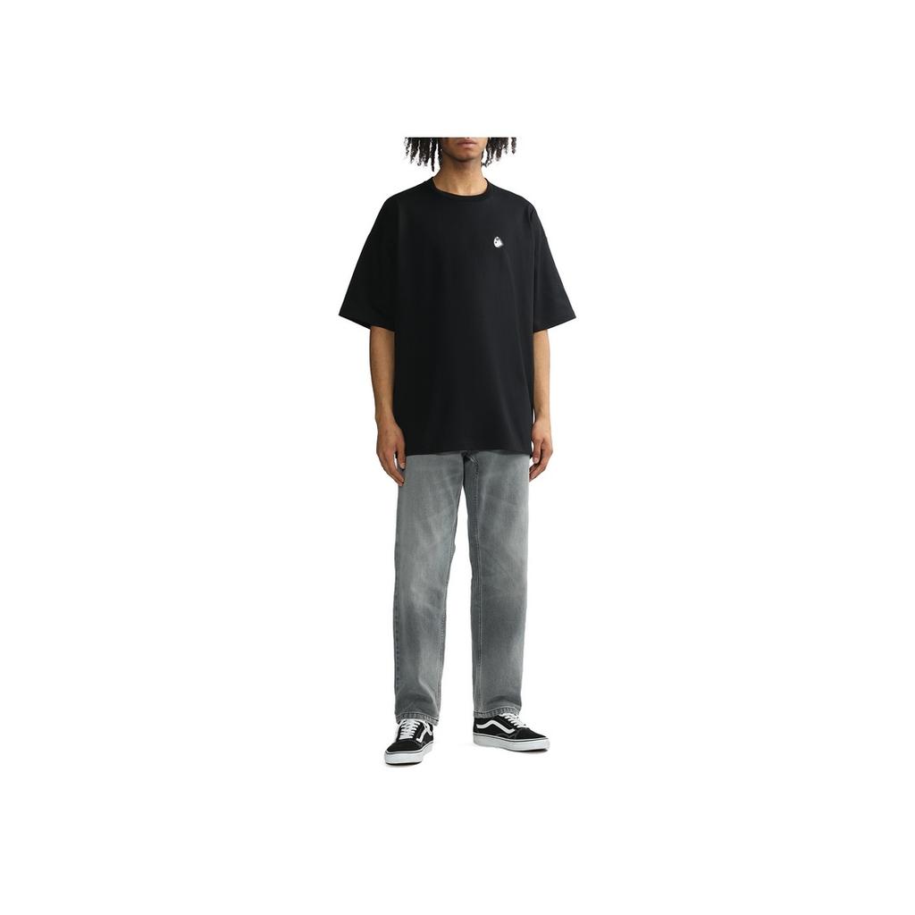 Carhartt WIP Urban Basic Ice Hockey Pattern Loose Fit Printed T-Shirt Men tops Black CHXTES231038K-BKX