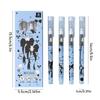 4Pcs Cute Cartoon Cute Bow Neutral Pen 0.5mm Black Pen Quick Drying Ballpoint Pen Students School Stationery Office Supplies