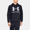 Under Armour Rival Logo Casual Sports Hoodie Men Hoodies Black 1345628-001