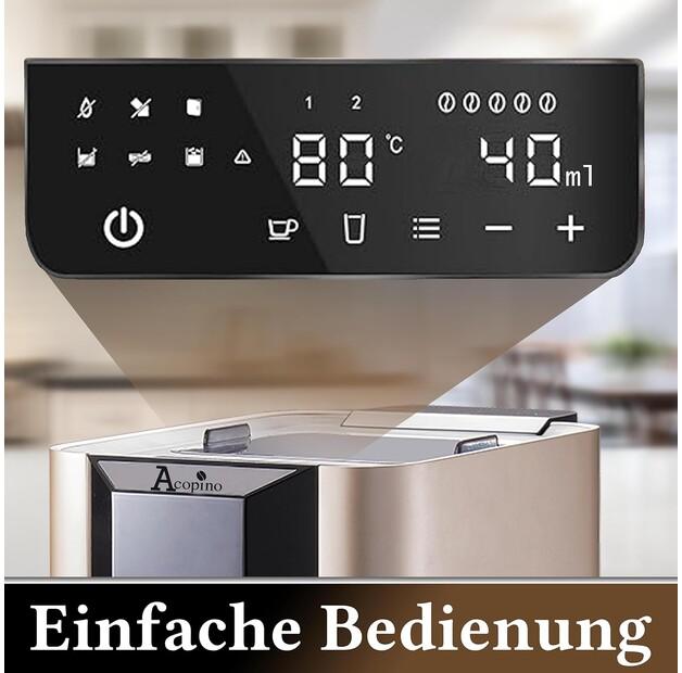 Coffee Machine Acopino Venezia Champagne (SW10215.2)