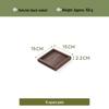 ZISIZ Black Walnut Wood Serving Tray